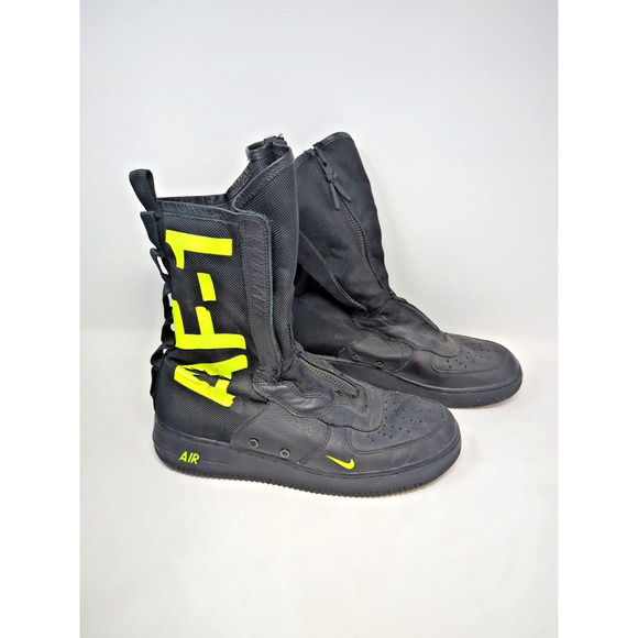 Nike Other - Nike Mens SF Air Force 1 High AA1128-003 Boots Mens 10 Black Volt fast shipping